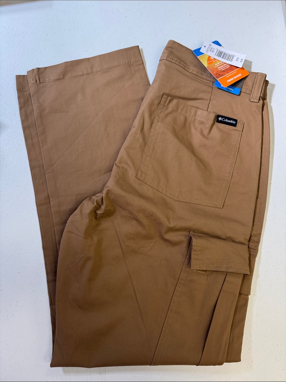 Columbia Men's Tan Cargo Pants - Classic Utility Style